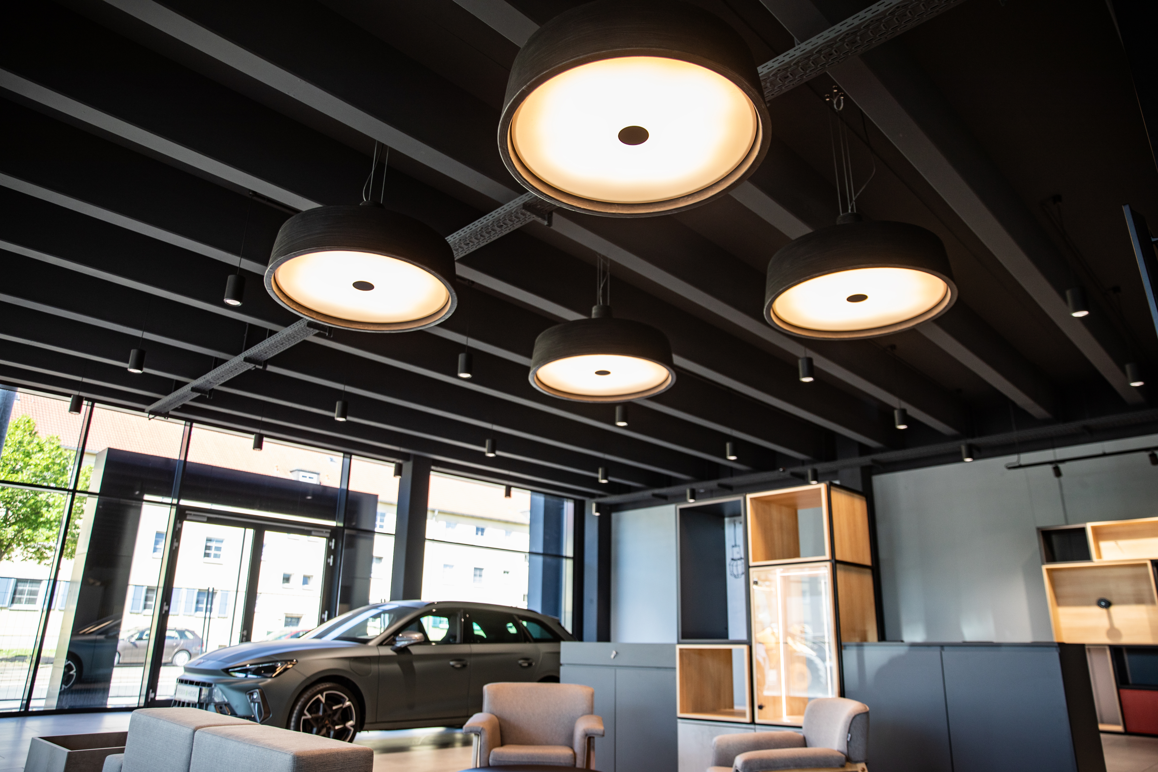 Elektrotechnik im Showroom